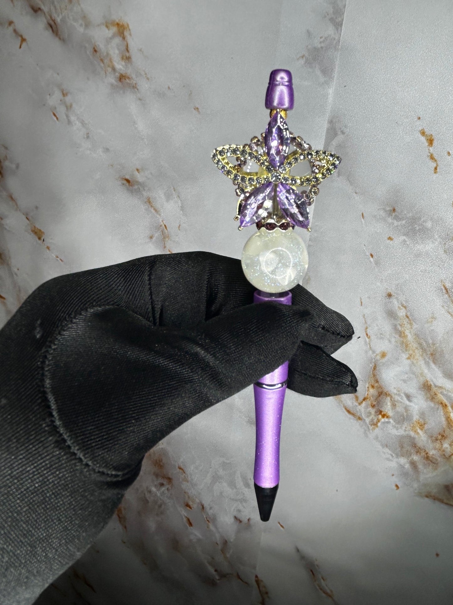 Purple Flower Pen